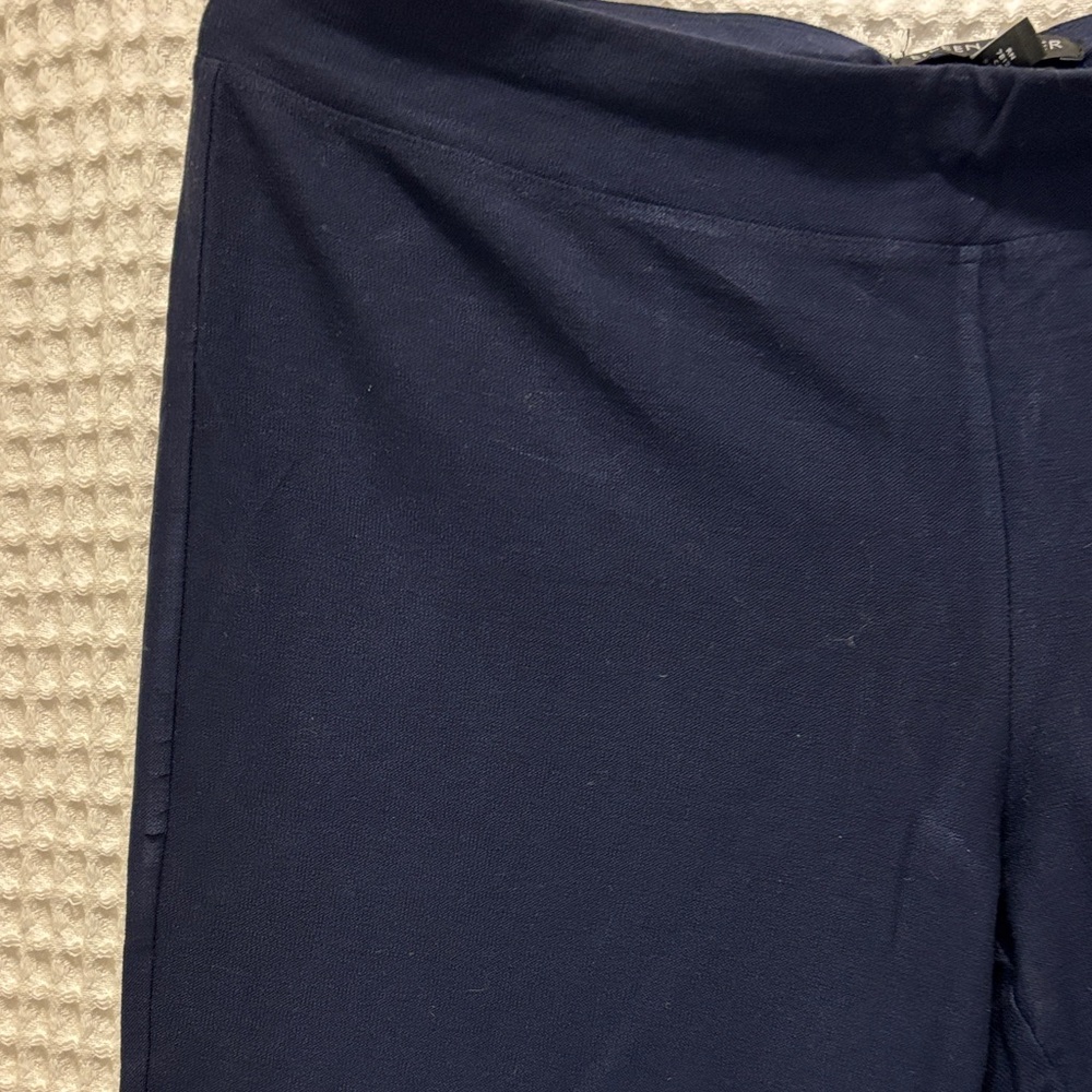 Navy Classic Eileen Fisher Pants View 3